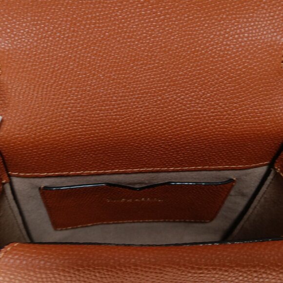 Mia Crossbody Rodeo Rust Leather Handbag Time's Arrow NWT - Picture 9 of 10